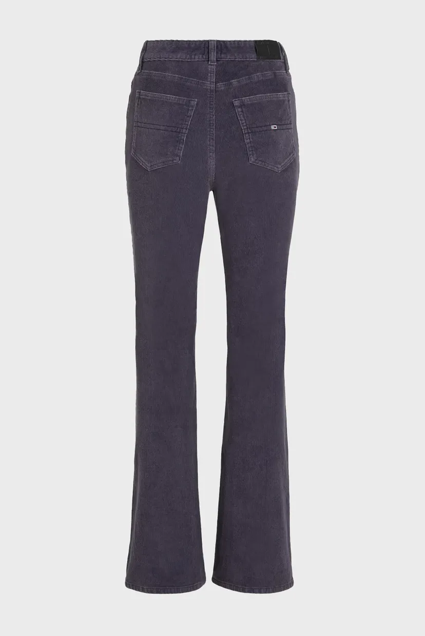 Жіночі темно-сині вельветові брюки TJW SYLVIA HR FLARE WASHED CORD 5