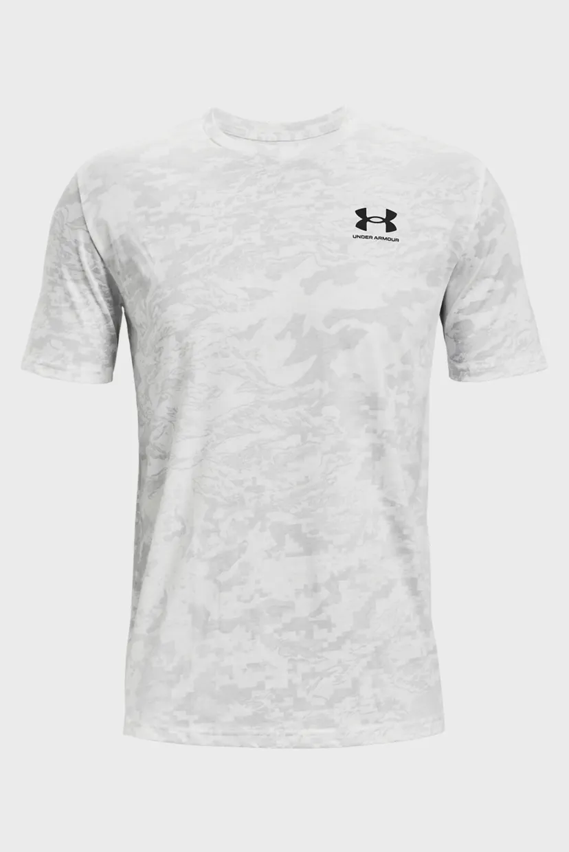 Мужская белая футболка UA ABC CAMO SS 5