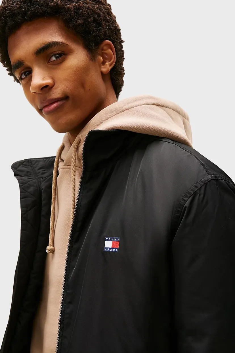 Мужская черная ветровка TJM ESSENTIAL PADDED 4