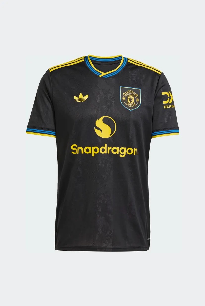 Мужская черная футболка Manchester United 25/26 Third 6