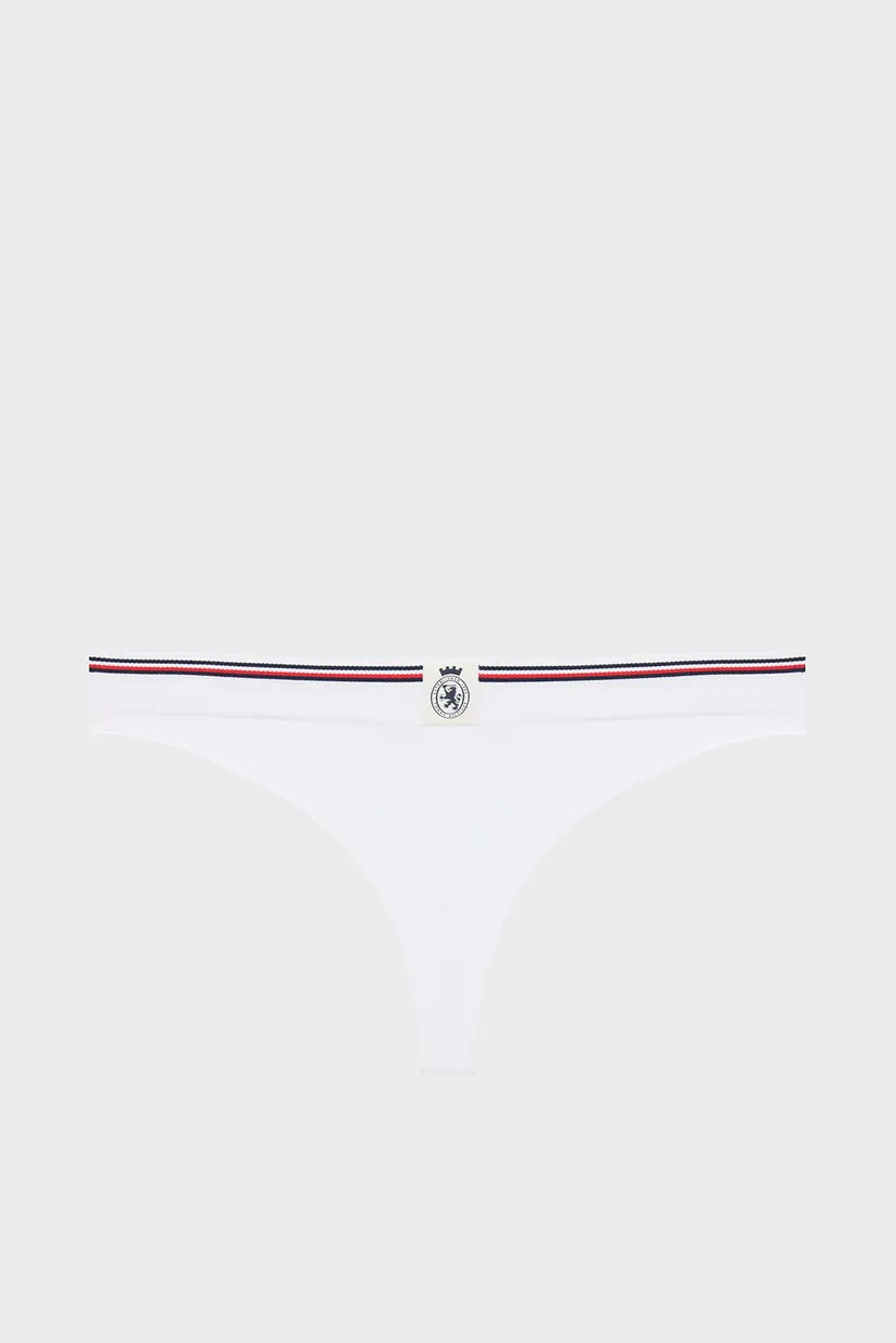 Женские белые трусики THONG 5