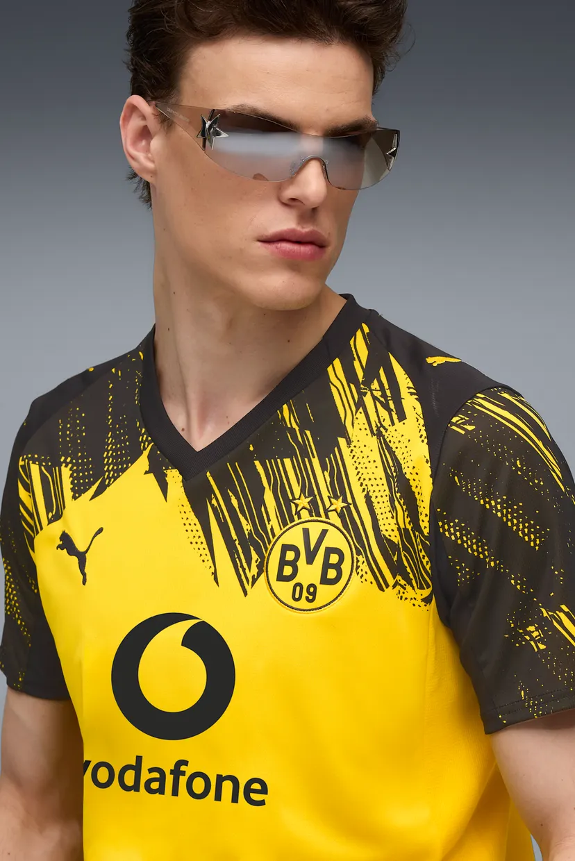 Мужская желтая футболка Borussia Dortmund 25/26 Home Jersey Men 4