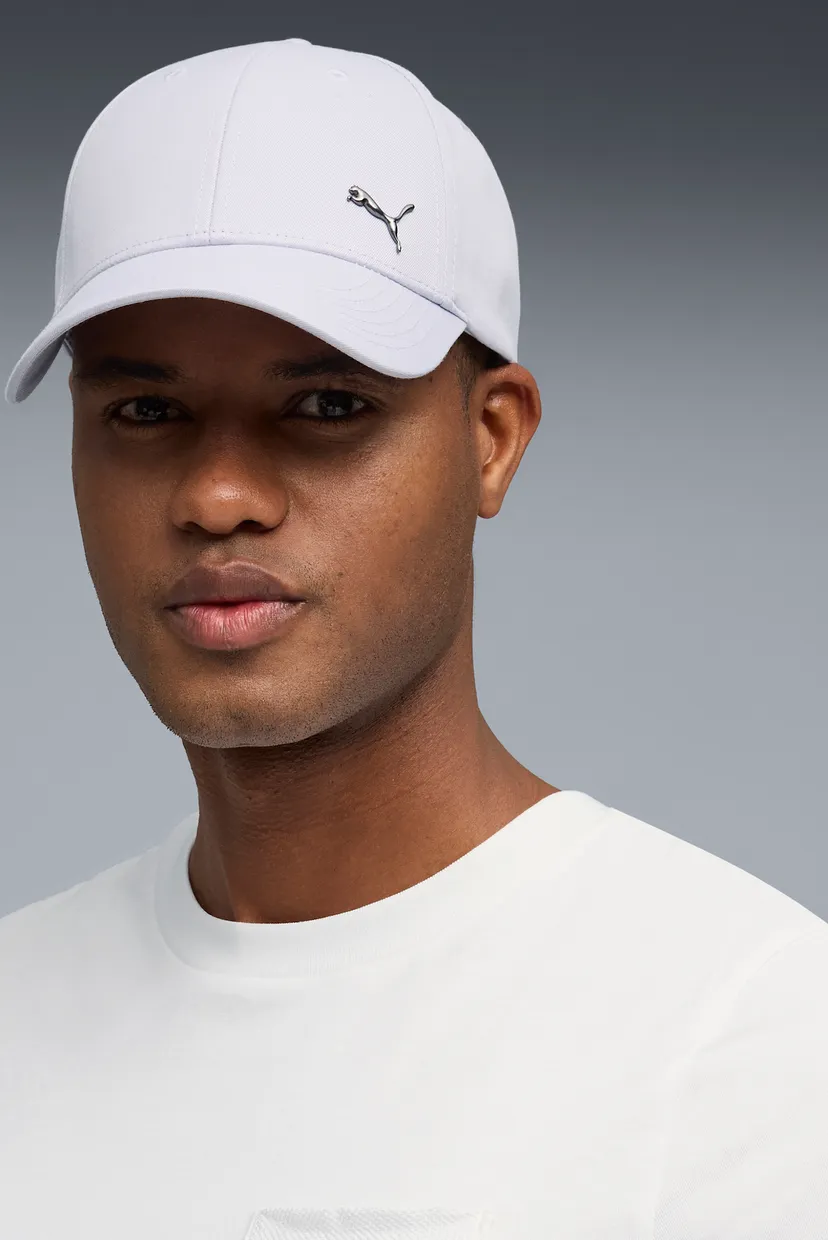 Белая кепка ESS Metal PUMA Cat Baseball Cap 3