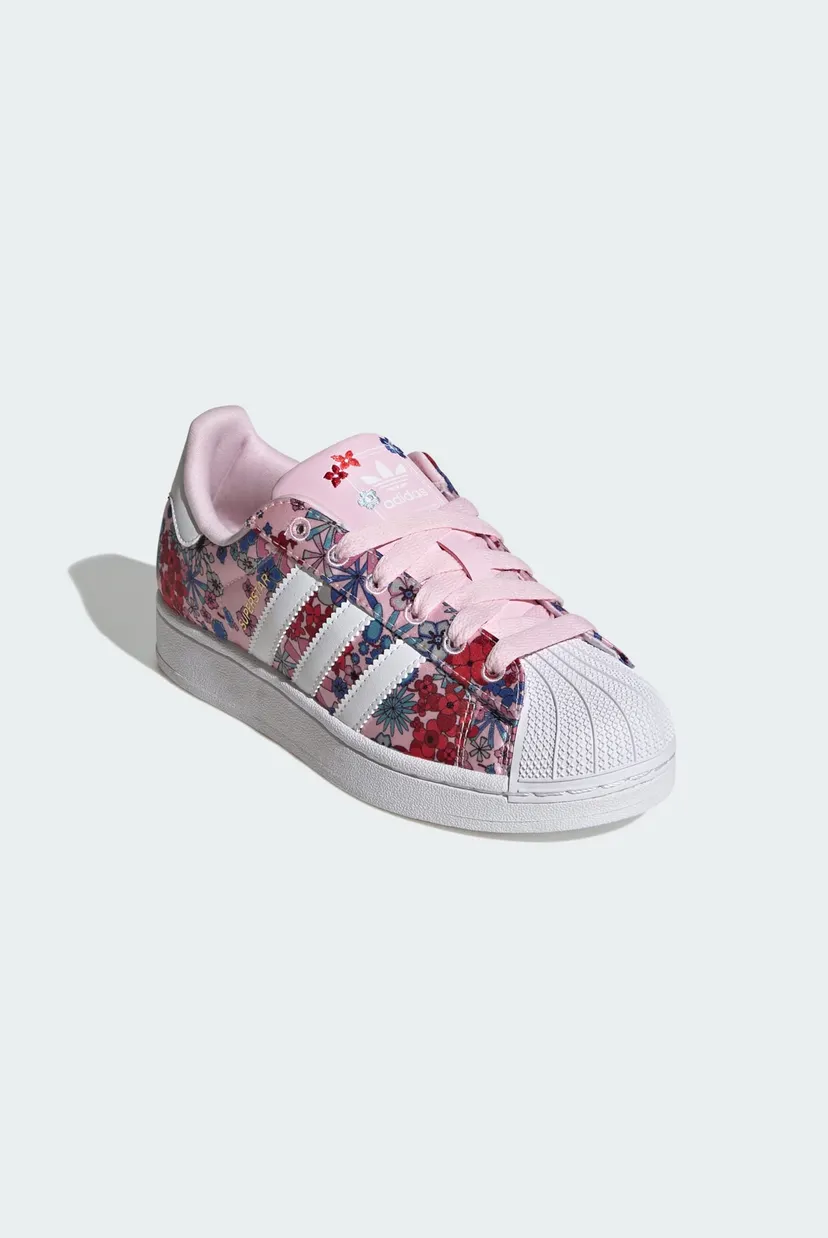Детские розовые кроссовки ADIDAS LIBERTY LONDON SUPERSTAR II 4
