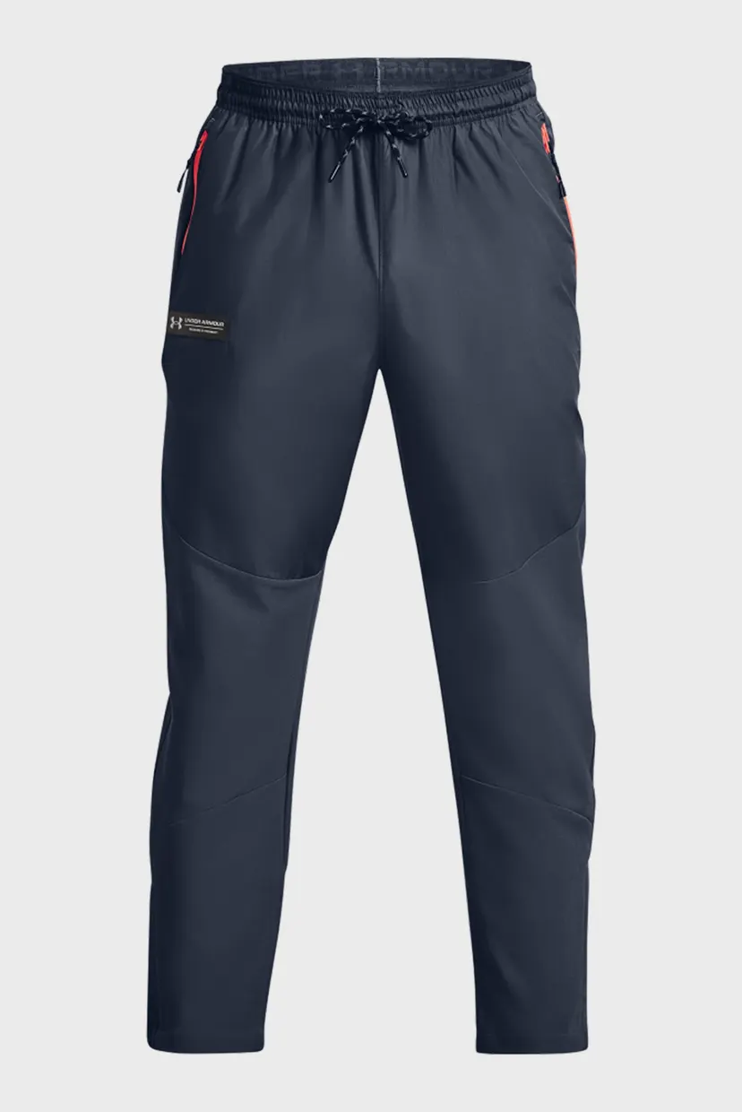 Мужские темно-серые спортивные брюки UA Rush Woven Pants 8