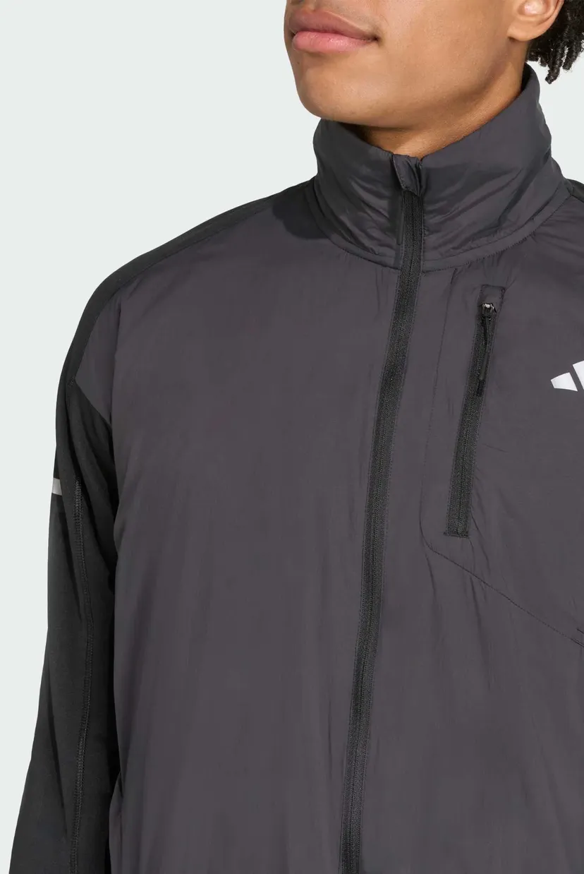Чоловіча чорна куртка Adi365 Running CLIMAWARM 4
