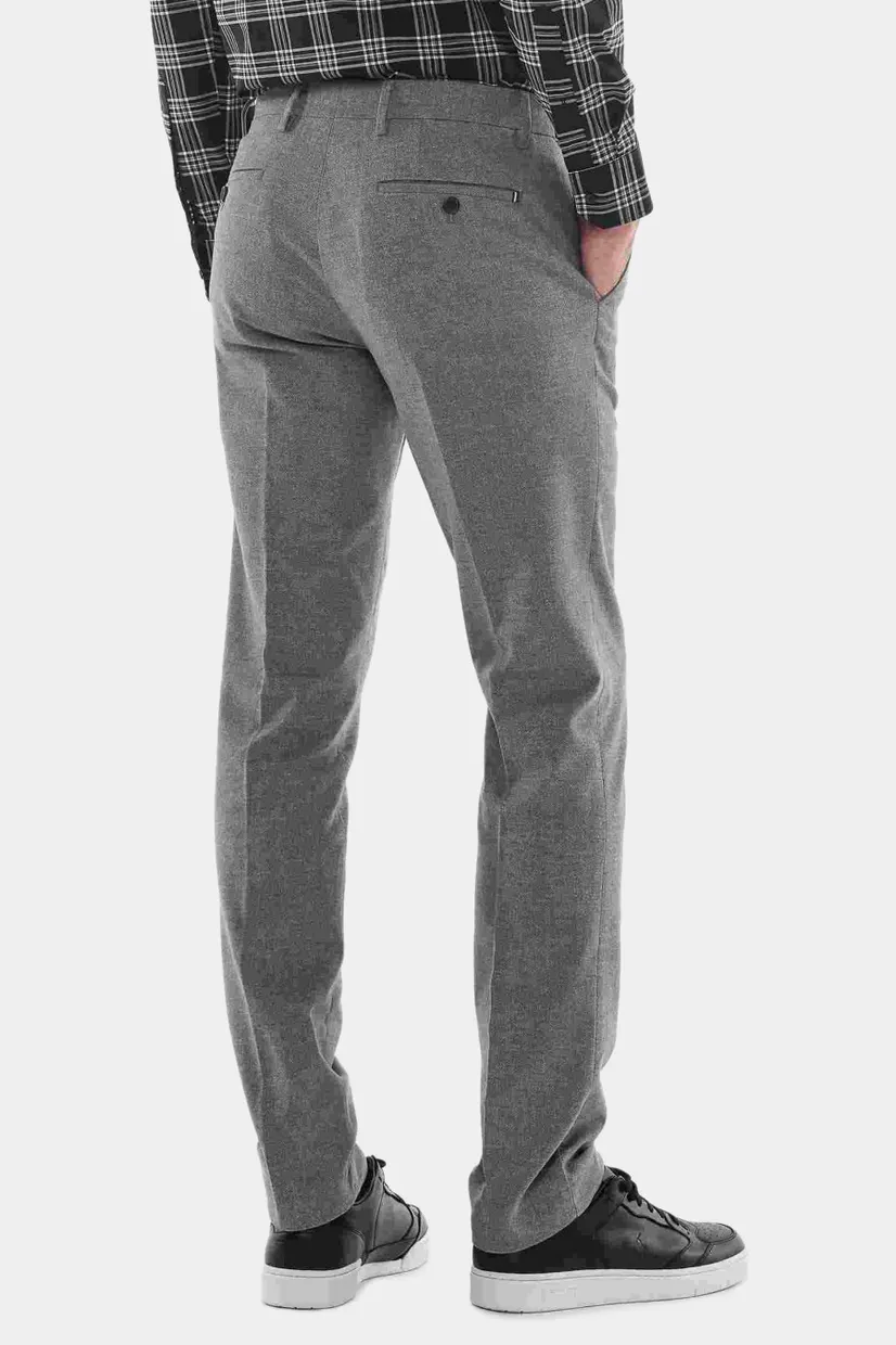 Чоловічі сірі брюки DENTON BRUSHED SOLID 3