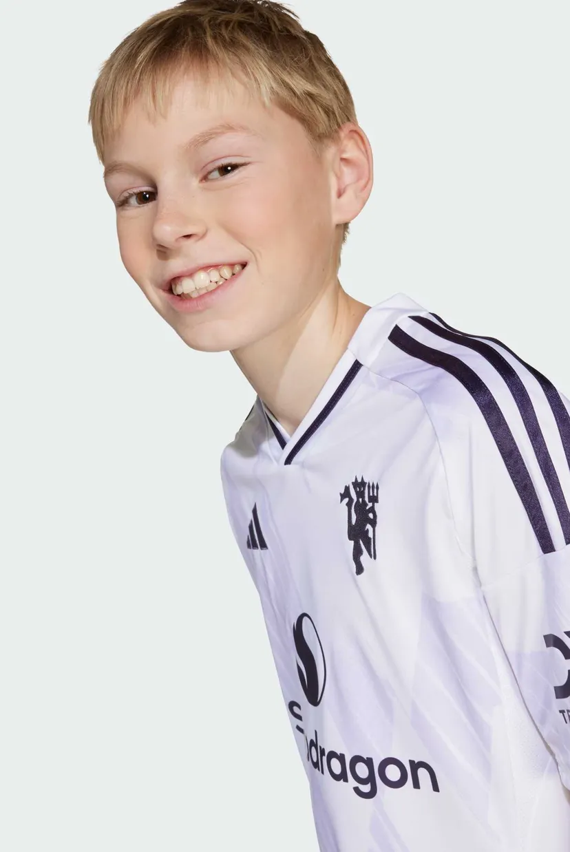 Детская белая футболка Manchester United 25/26 Away Kids 6