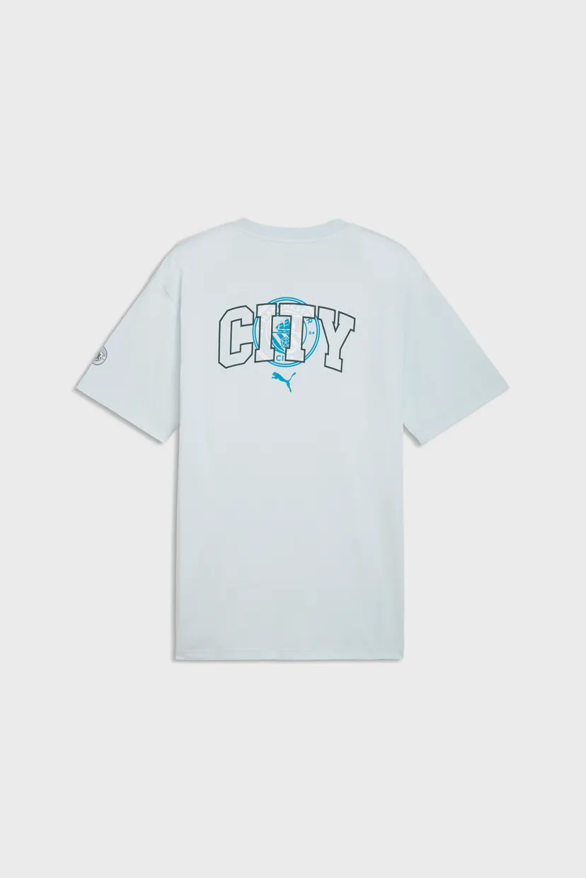 Чоловіча блакитна футболка Manchester City ftblCulture Relaxed Tee Men 5