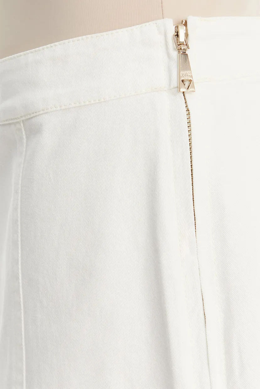 Женская белая юбка 4