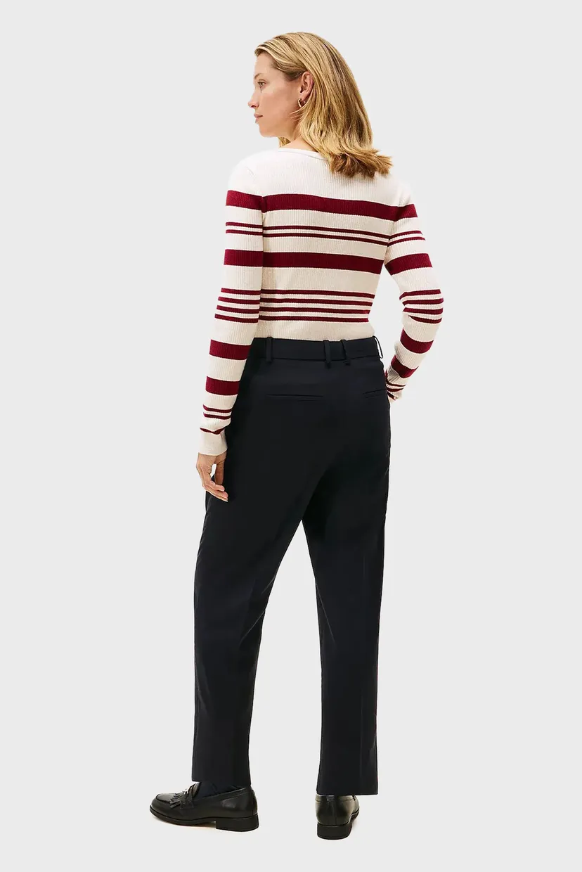 Жіночі темно-сині брюки TIMELESS WOOL SLIM 3