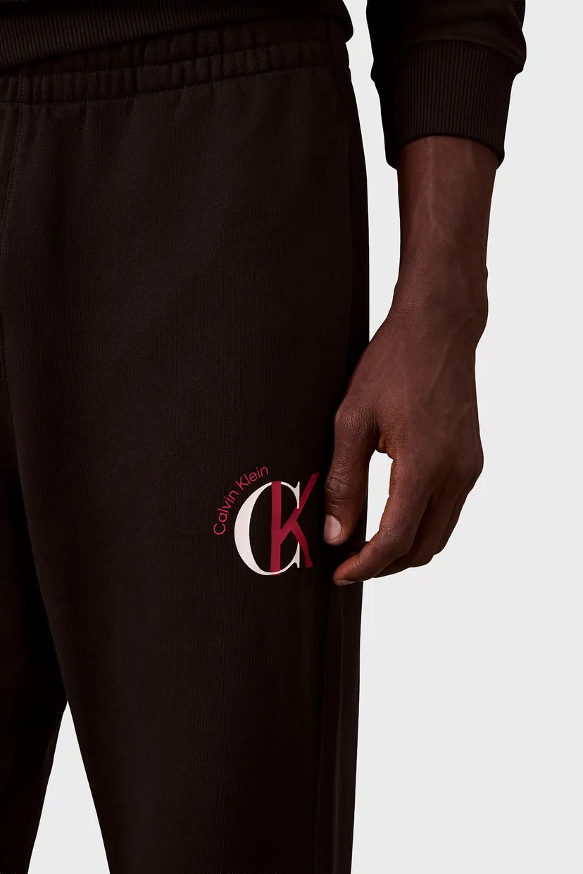 Мужские черные спортивные брюки 350 TERRY 5