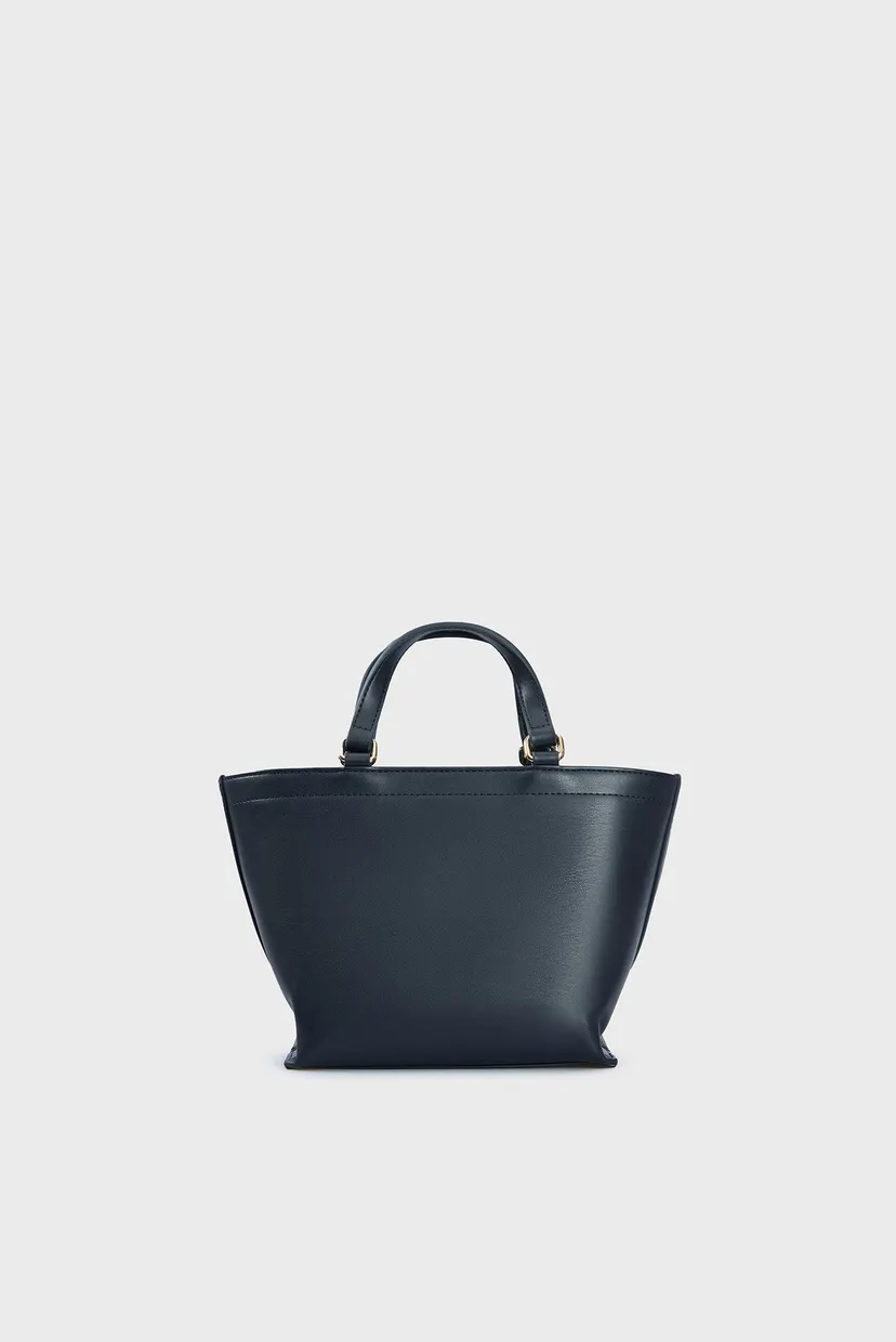 Женская темно-синяя сумка TH DISTINCT MINI TOTE CORP 4