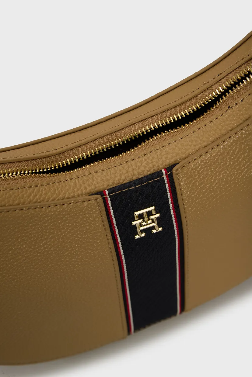 Жіноча бежева сумка TH LEGACY SHOULDER BAG 5