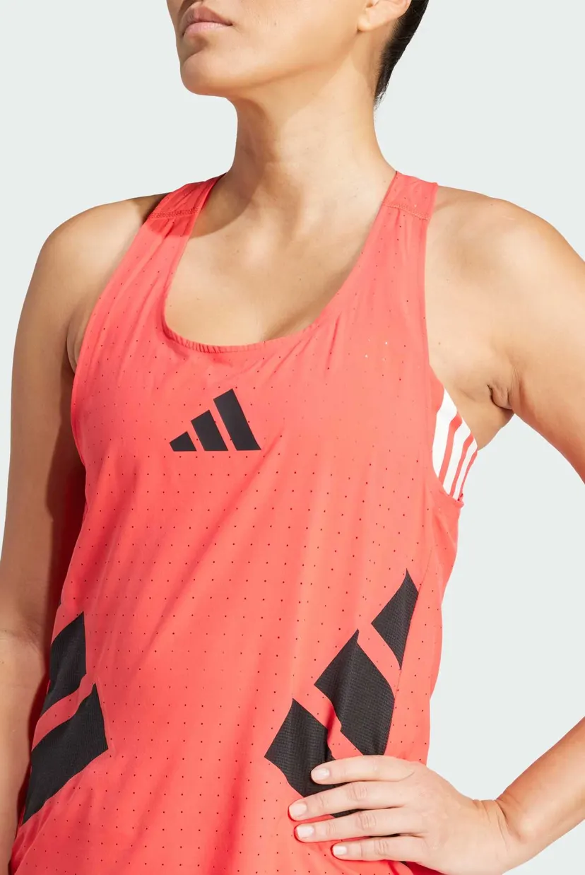 Жіноча коралова майка Adizero Road to Records 5