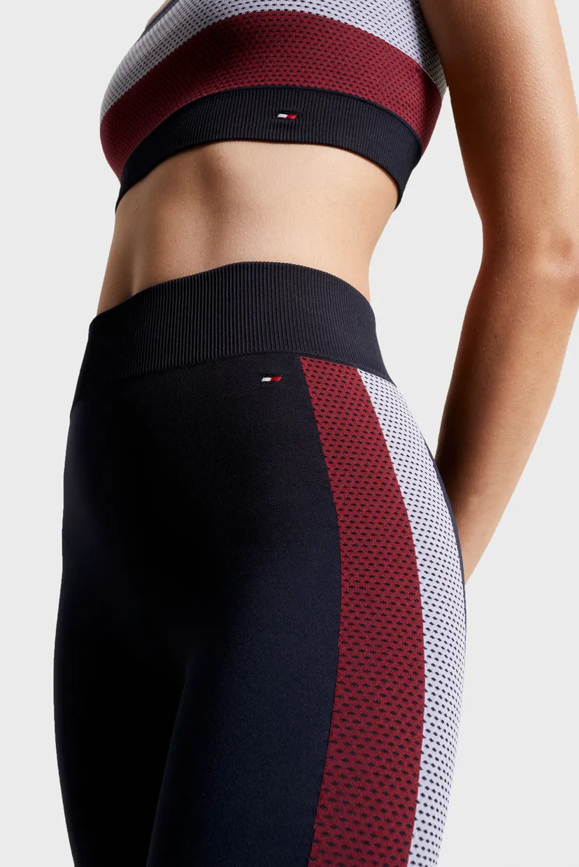Жіночі темно-сині легінси HW TEXTURED GS SEAMLESS LEGGING 4