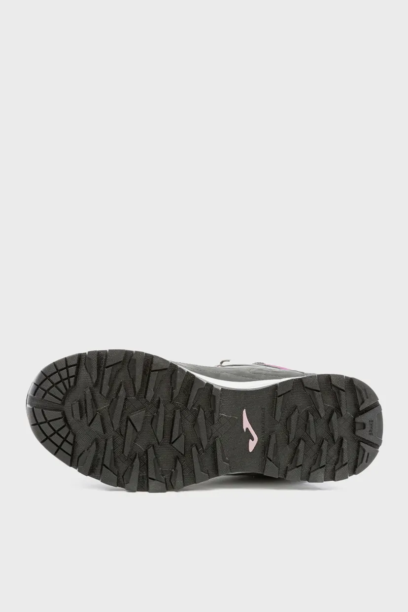 Женские серые кожаные хайкеры 5