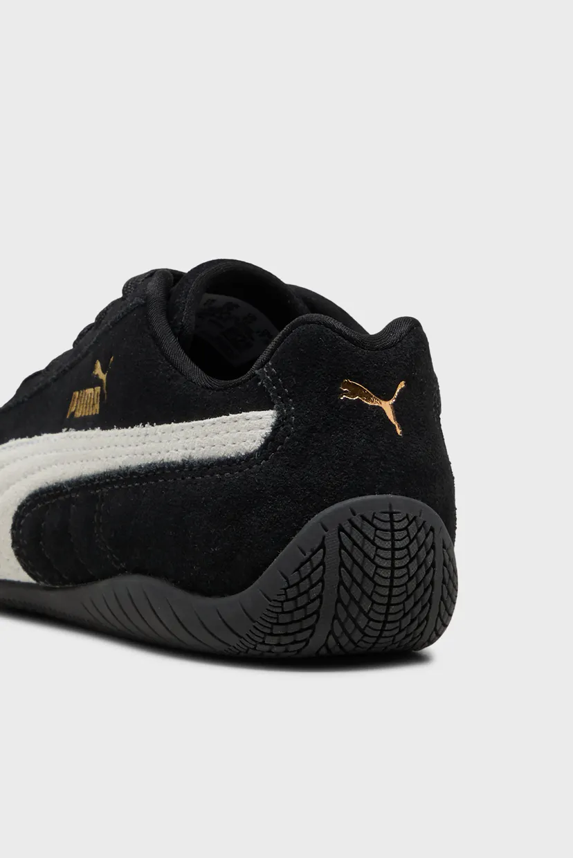 Детские черные кожаные кроссовки Speedcat Sneakers Kids 6