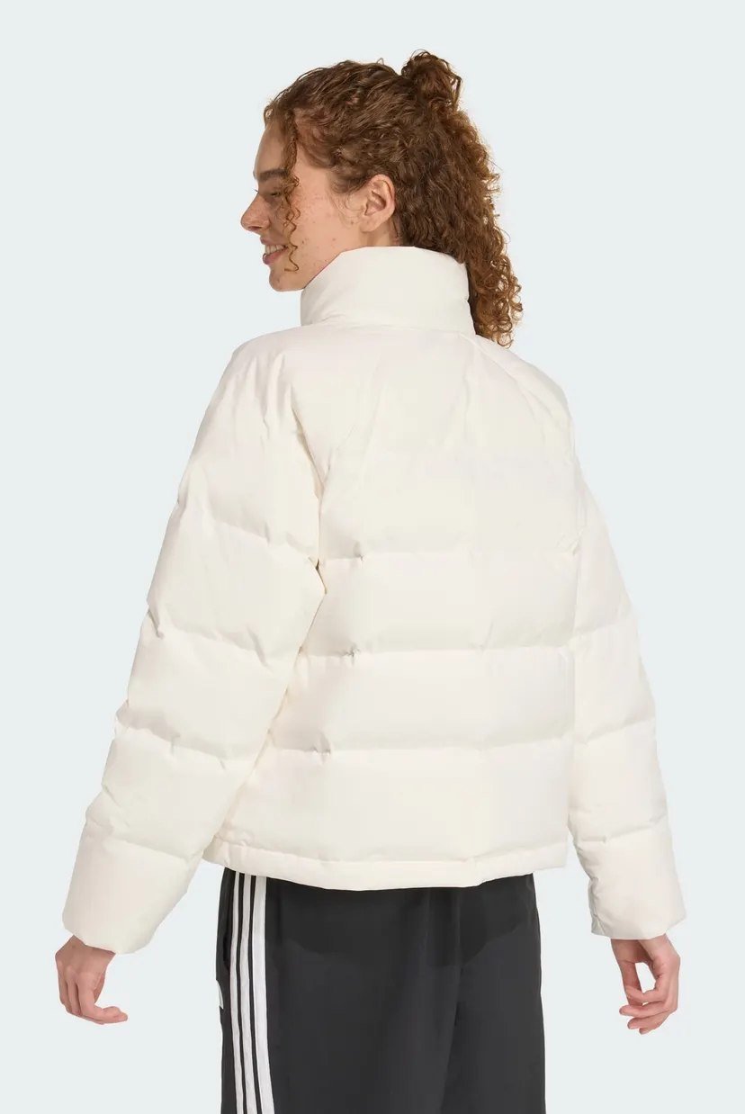 Женский белый пуховик Helionic CLIMAWARM Relaxed 3