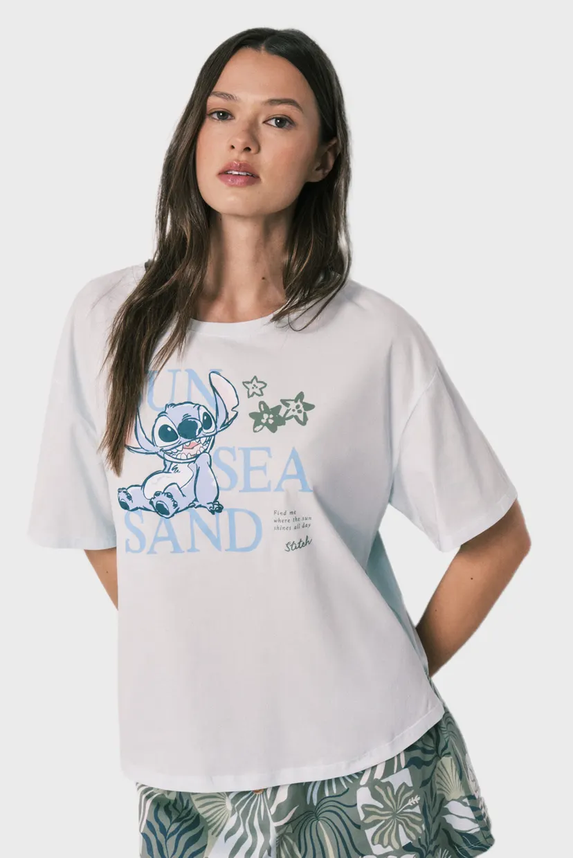Жіноча піжама (футболка, шорти) Stitch 6