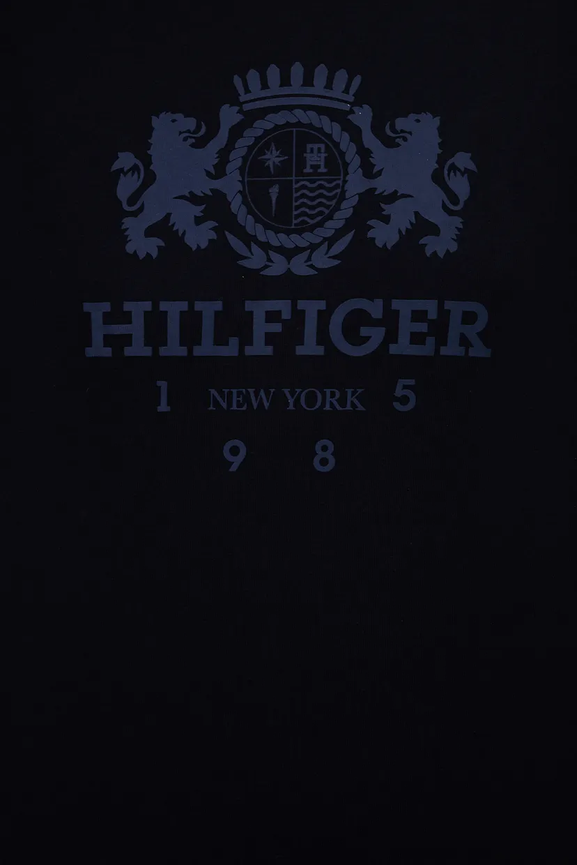 Женская темно-синяя футболка REG VARSITY CREST C-NK SS 5