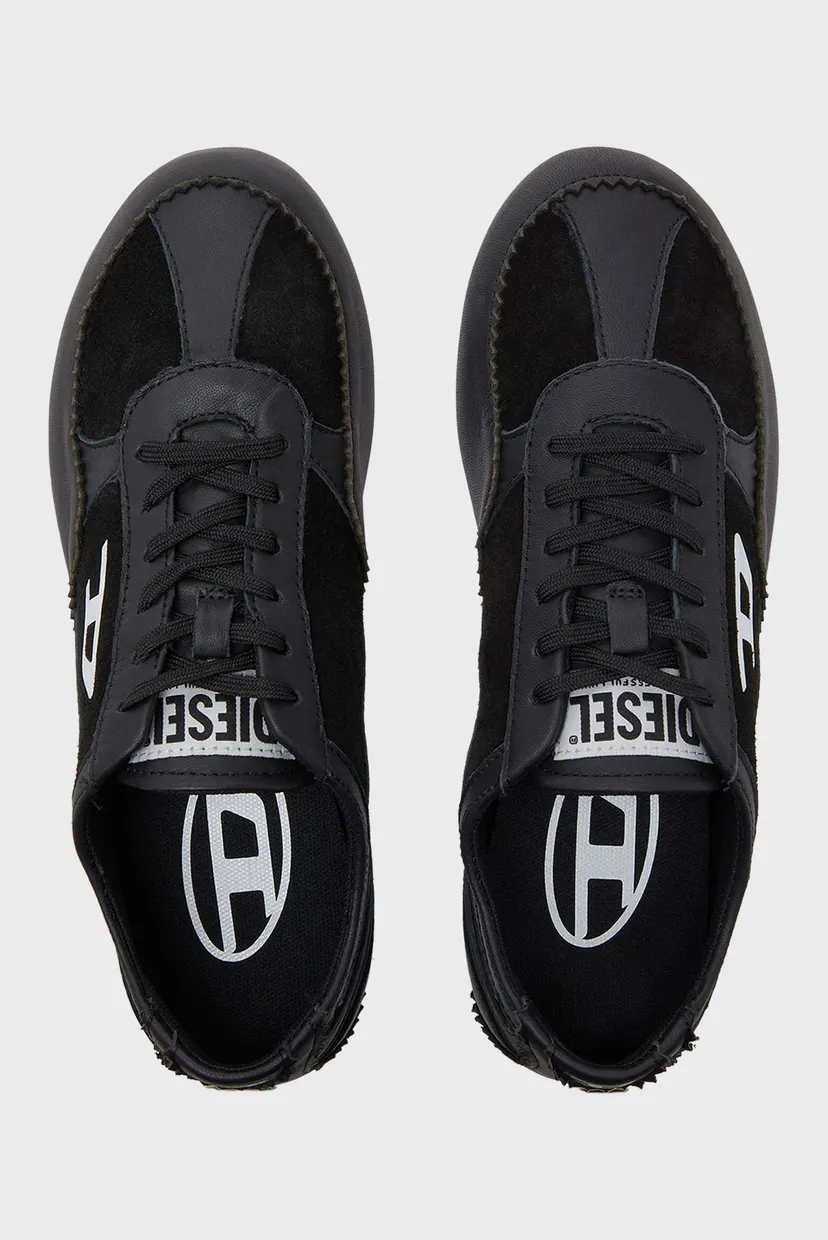 Женские черные кожаные кроссовки D-MILE / D-MILE LOW W SNEAKERS 4