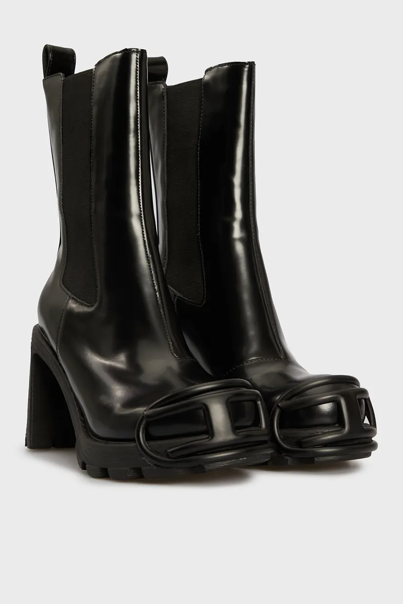 Жіночі чорні ботильйони D-HAMMER CH D W BOOTS 3