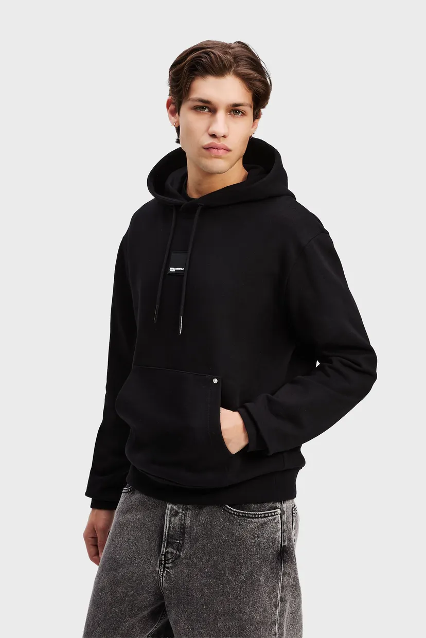 Мужское черное худи reg back graphic 3