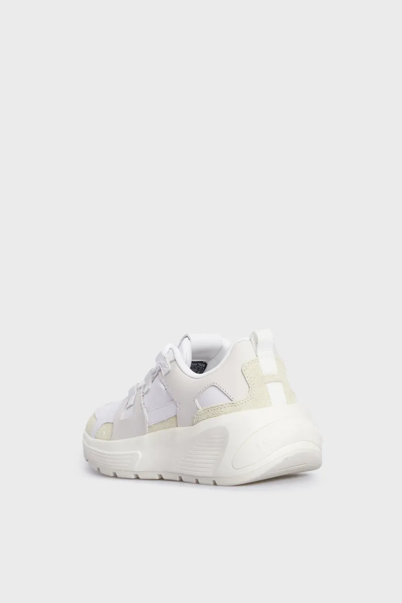 Женские белые кожаные кроссовки TH PREMIUM RUNNER STITCH 5
