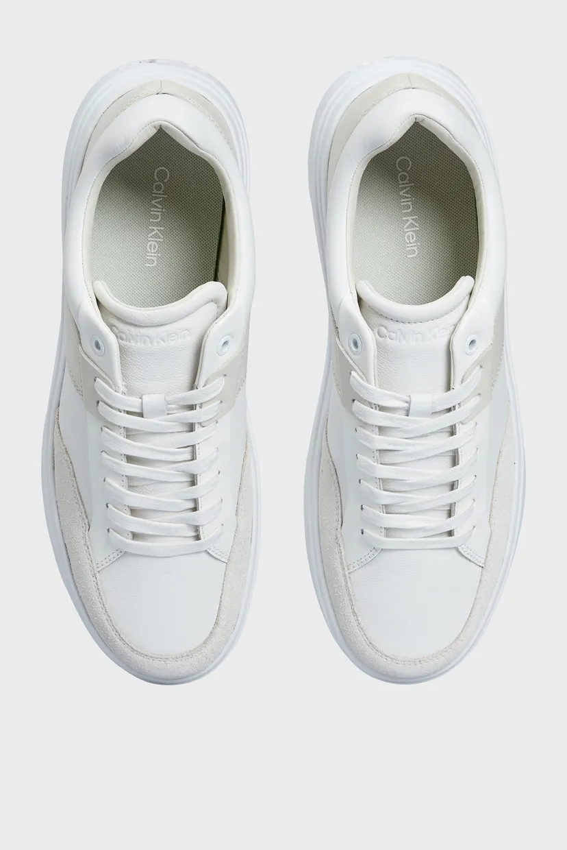 Мужские белые кожаные кроссовки LOW TOP LACE UP LTH 4
