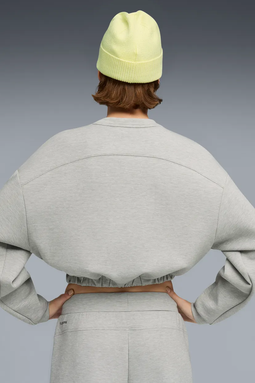 Женский серый свитшот CLOUDSPUN Training Crew Women 5