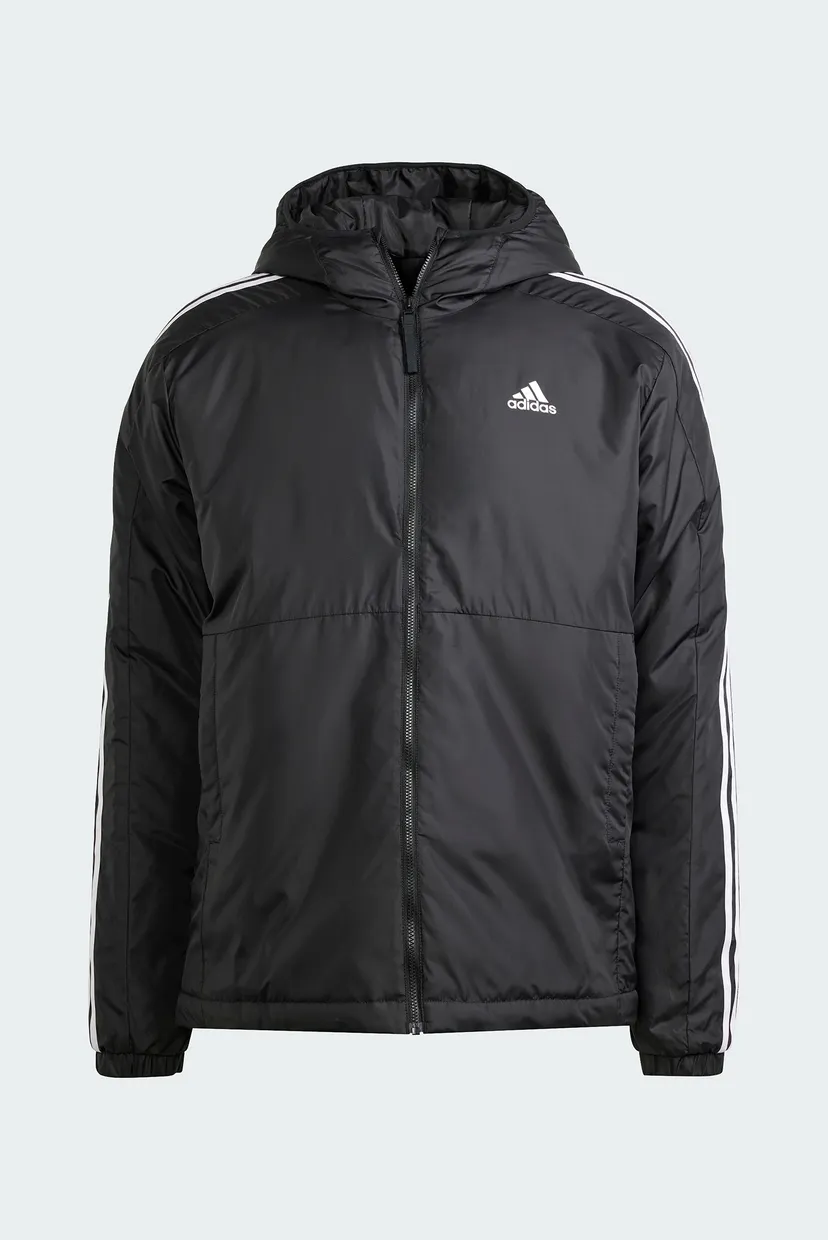 Чоловіча чорна куртка Essentials 3-Stripes Insulated 6