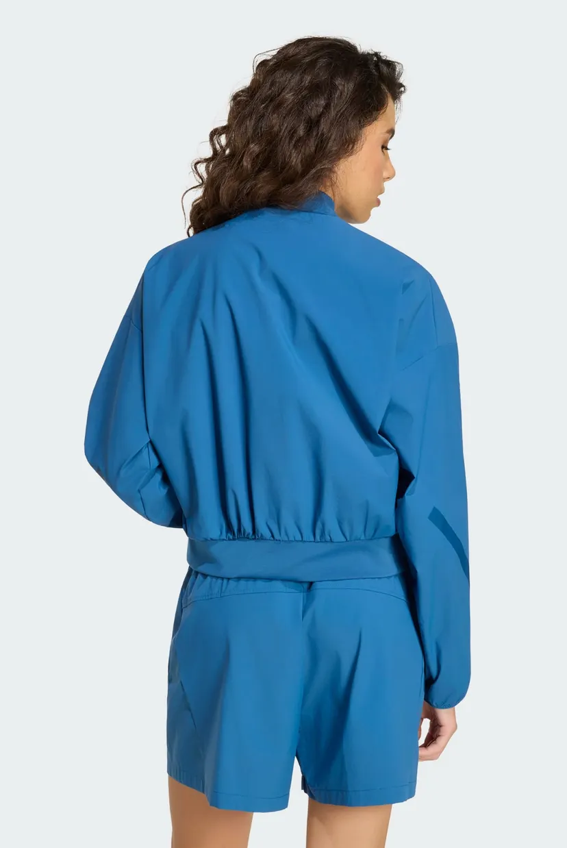 Женский синий бомбер ADIDAS Z.N.E. WOVEN adidas KF1822 — MD-Fashion