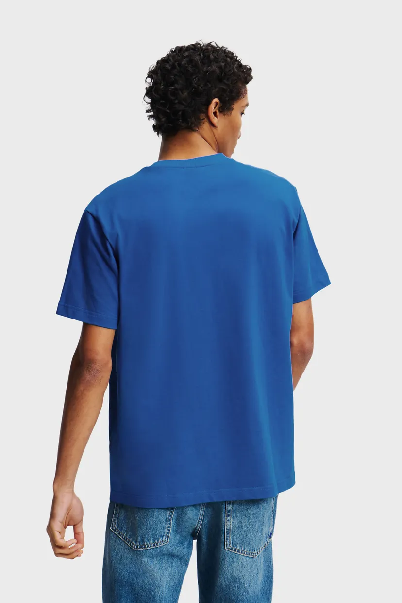 Чоловіча синя футболка KLJ REG SS BOX LOGO 3