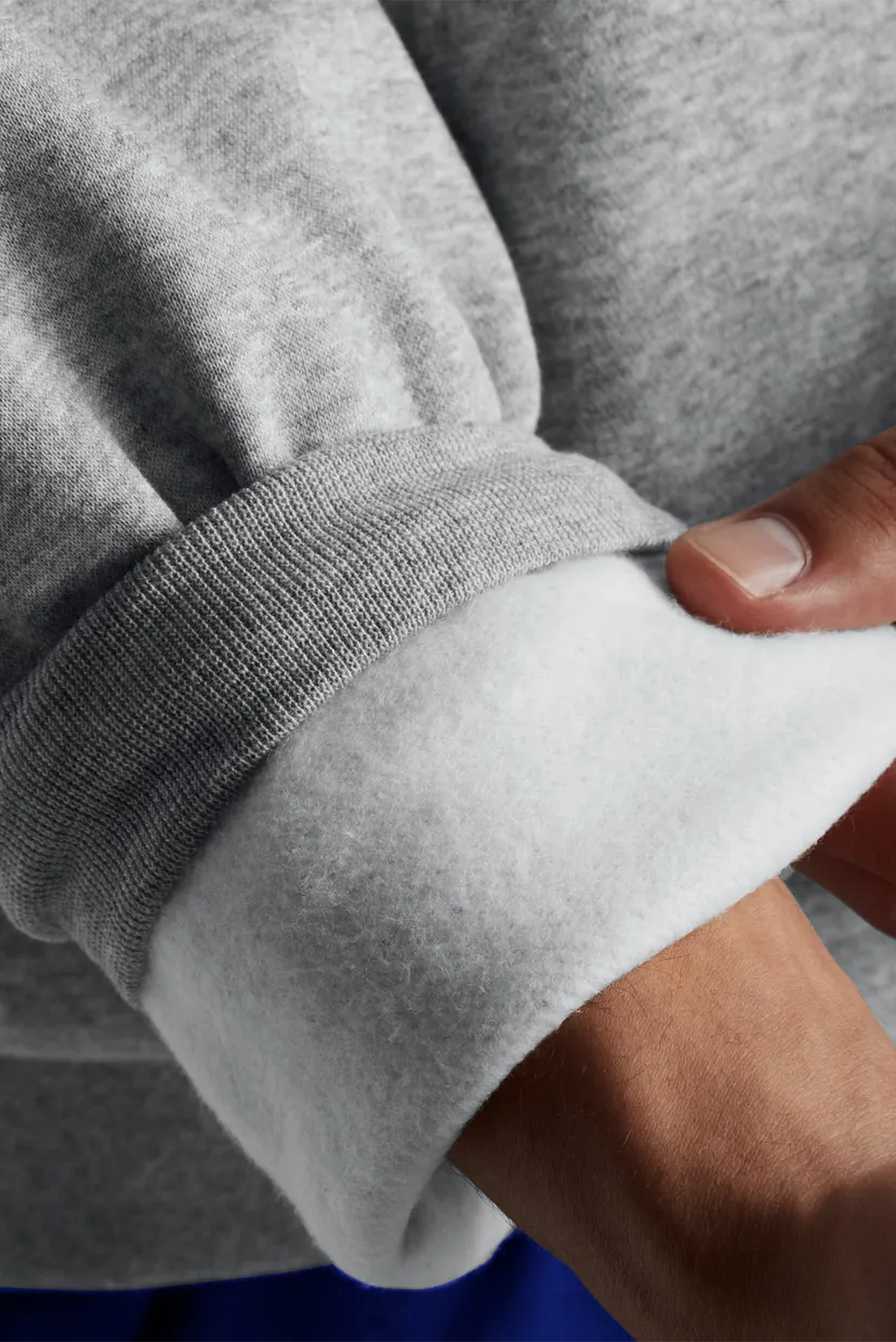 Чоловіче світло-сіре худі UA Icon Fleece OS Hood 4
