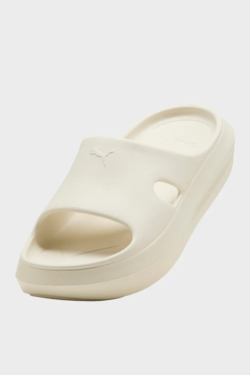 Жіночі білі слайдери PUMA Flatter Slides Women 5