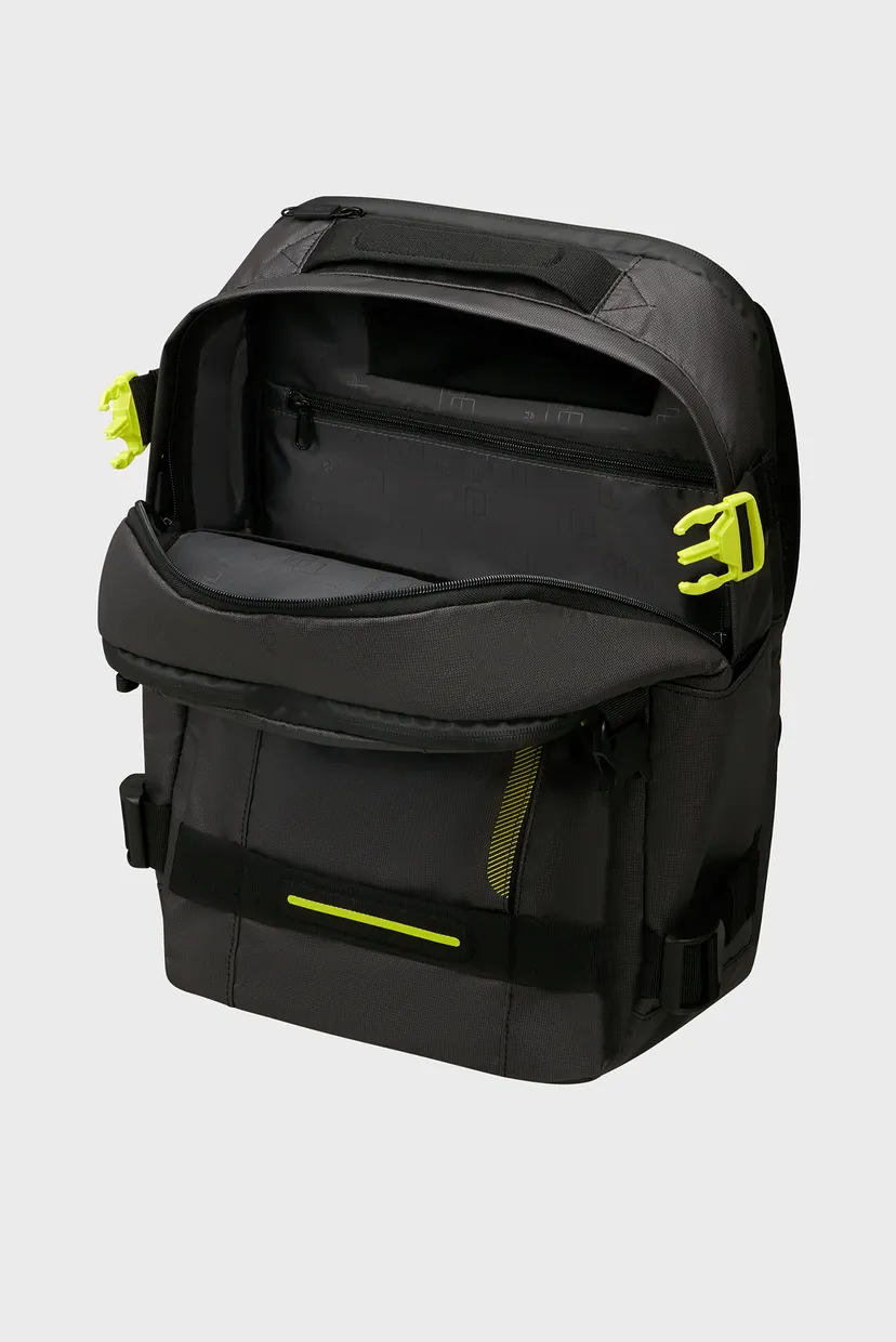Чорний рюкзак URBAN TRACK BLACK/LIME 5
