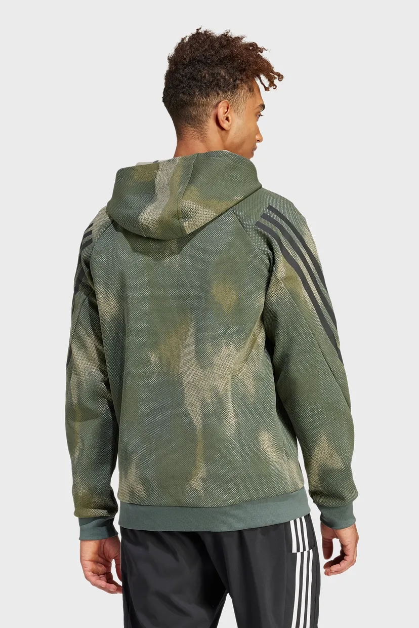 Мужское оливковое худи Future Icons 3-Stripes 3