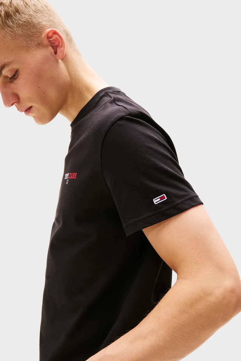 Чоловіча чорна футболка TJM REG DNA GRAPHIC TEE 5