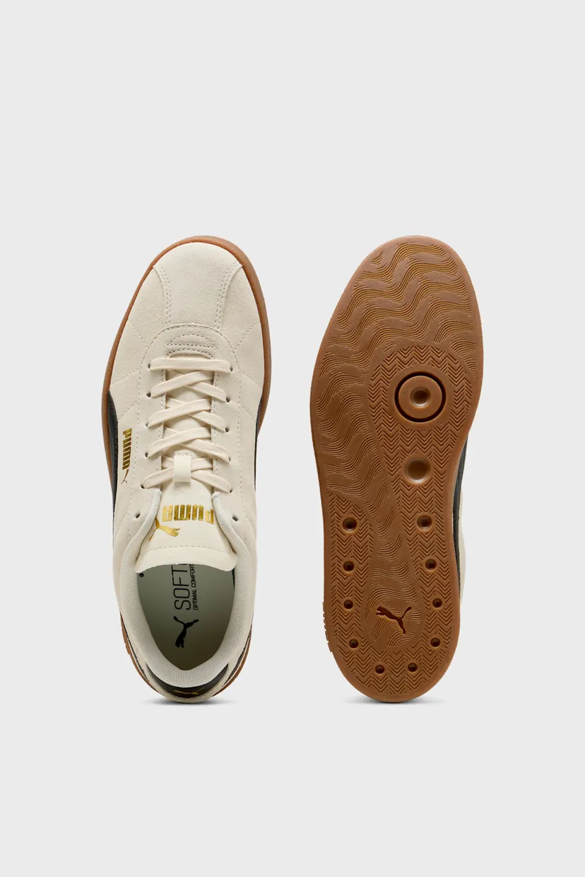 Белые кожаные сникерсы PUMA Club II Suede Sneakers Unisex 3