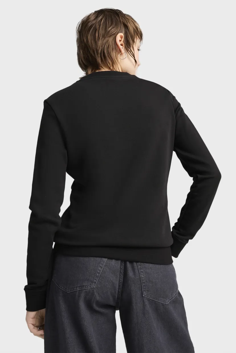 Женский черный свитшот Essentials No. 1 Logo Crew Women 3