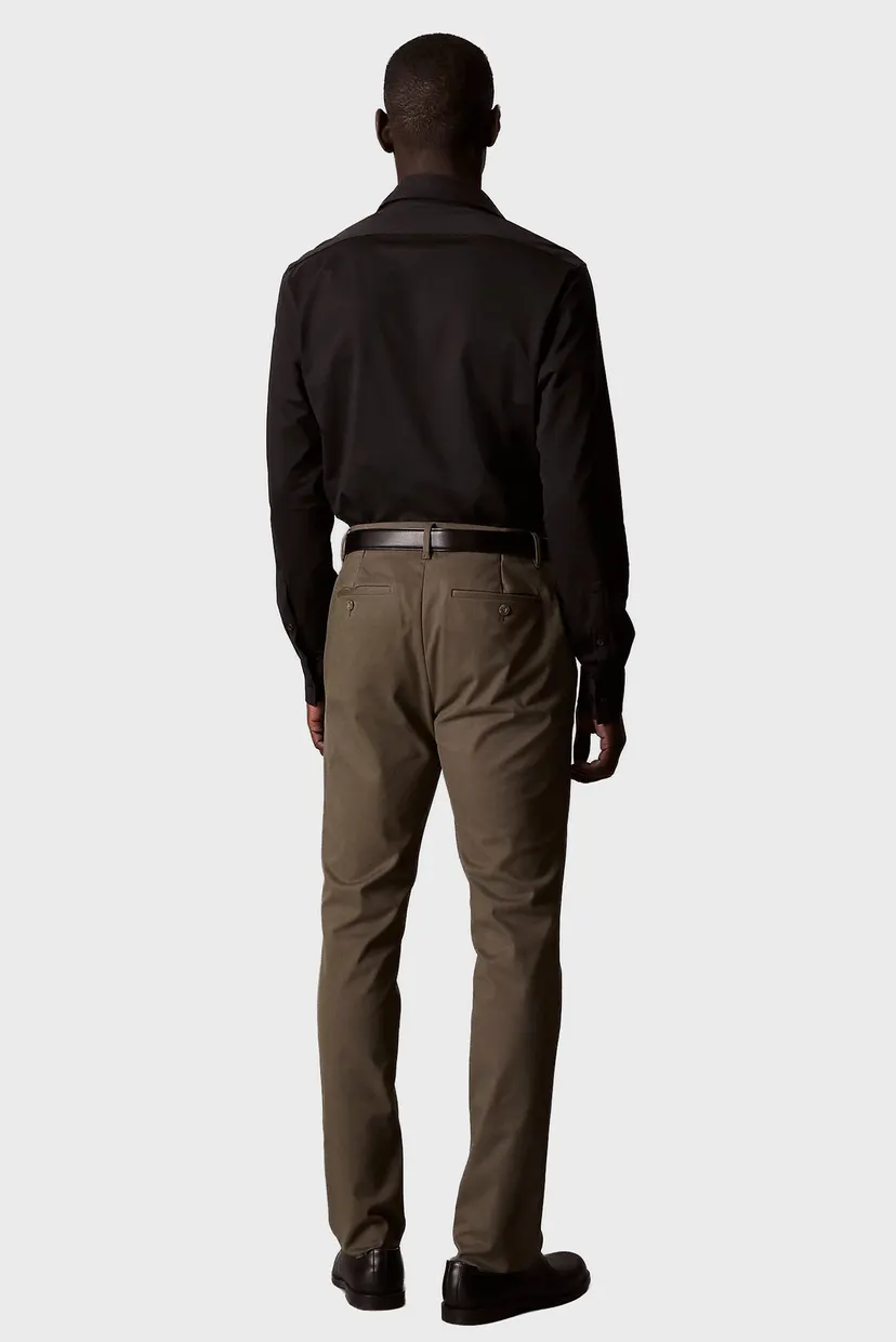 Мужская черная рубашка SLIM REF KNIT 4