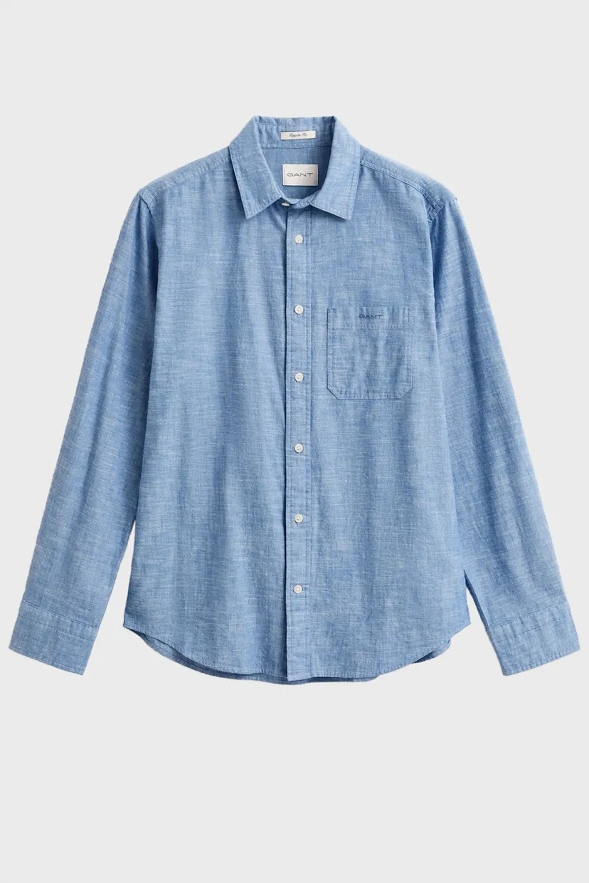 Мужская синяя рубашка CHAMBRAY 5