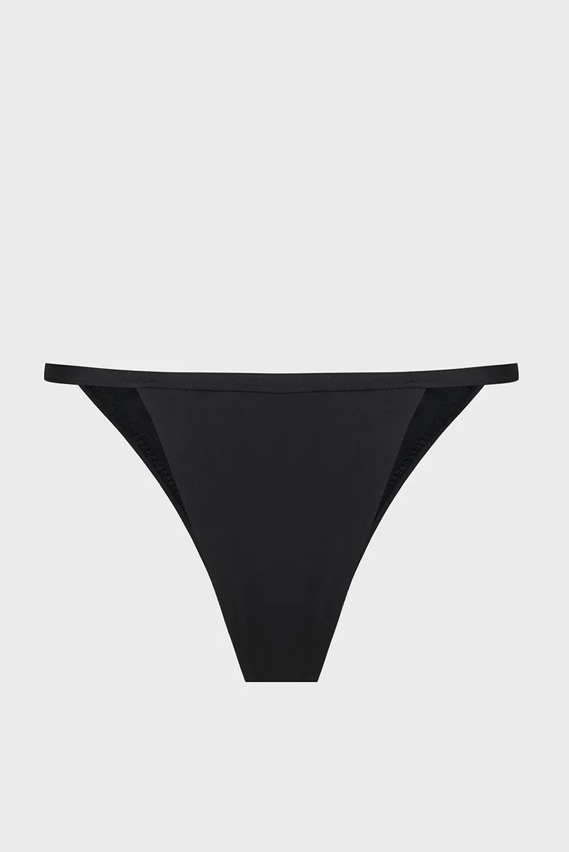 Женские черные трусики от купальника CHEEKY STRING BIKINI 6