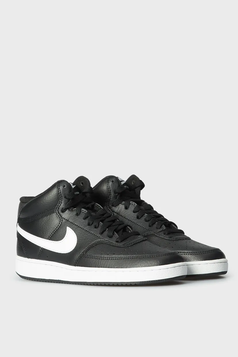 Женские черные кроссовки WMNS NIKE COURT VISION MID 3