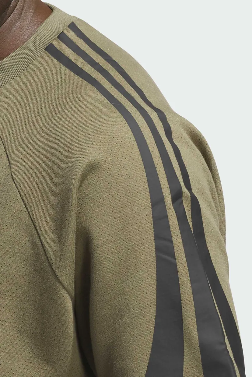 Оливковая футболка adidas Basketball (унисекс) 4