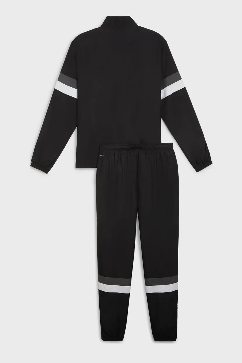 Мужской черный спортивный костюм (кофта, брюки) teamRISE Men's Football Tracksuit 7