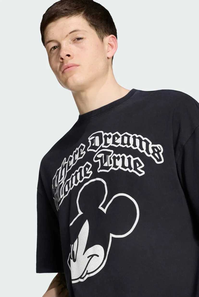 Чоловіча чорна футболка adidas Disney Mickey Mouse Dreams 4