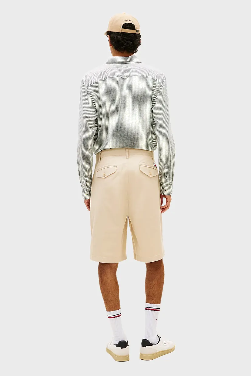 Мужские бежевые шорты PLEATED 4