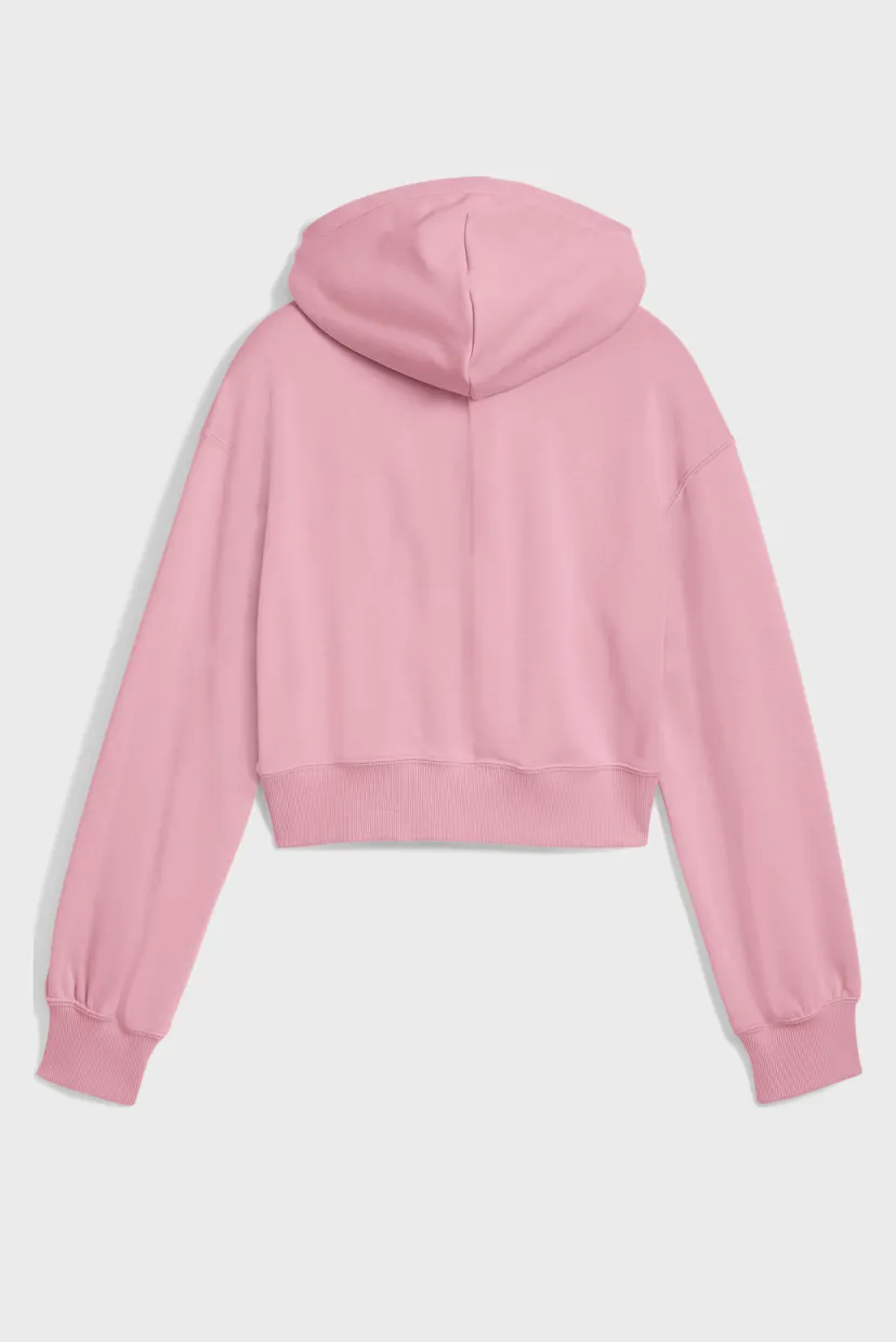 Дитяче пудрове худі WARDROBE ESS Short Length Hoodie Youth 5